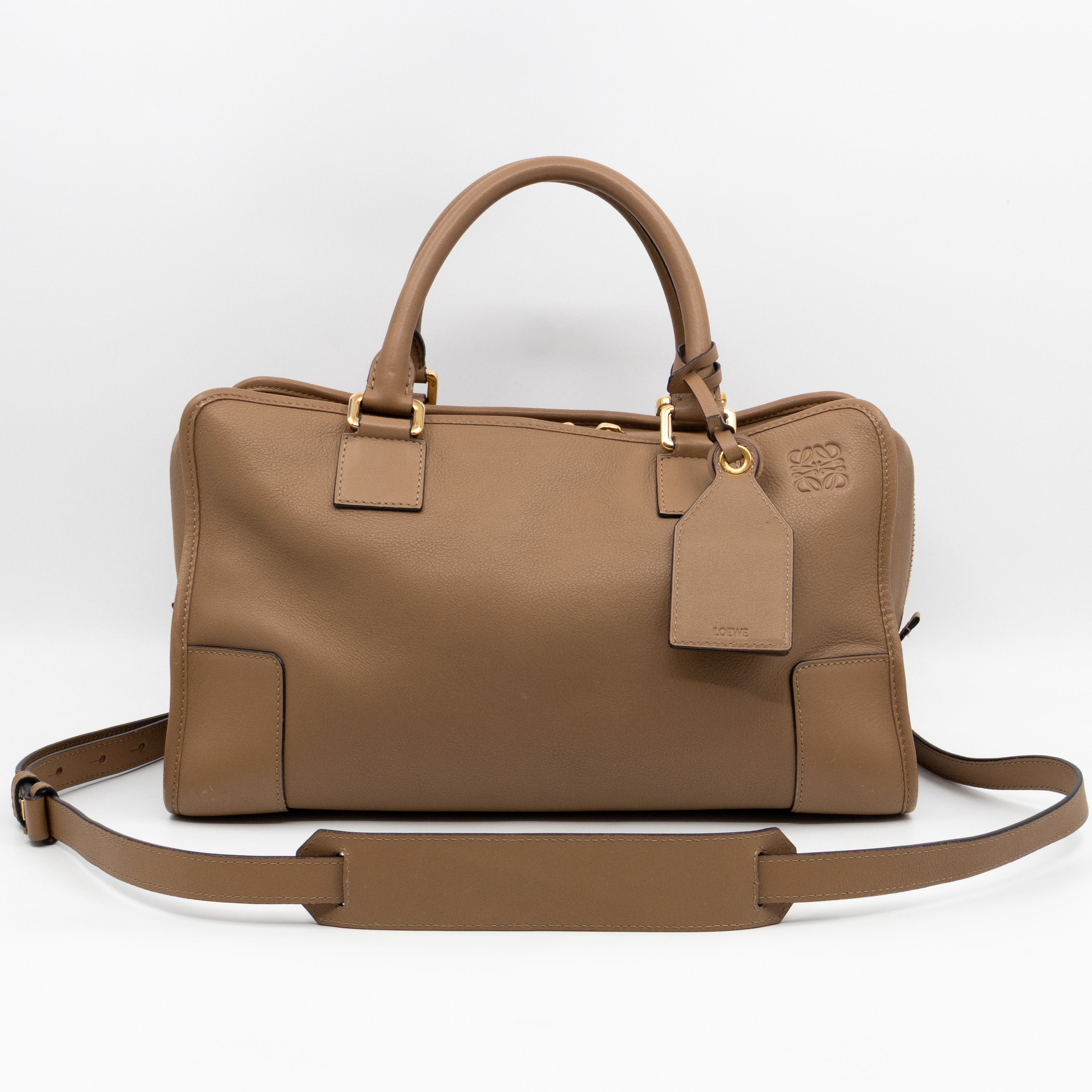 Amazona 36 Brown Leather With Shoulder Strap