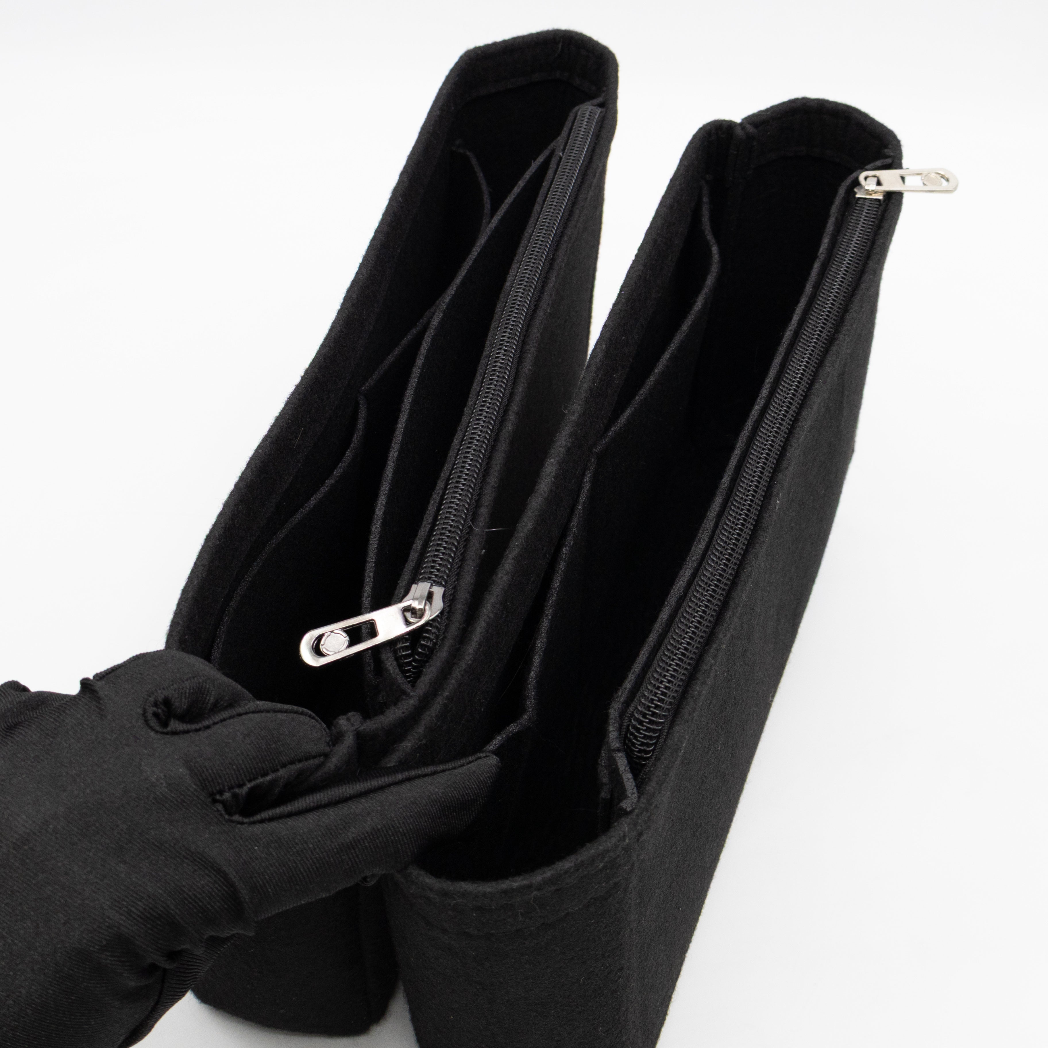 GST Grand Shopping Tote Black Caviar Gold