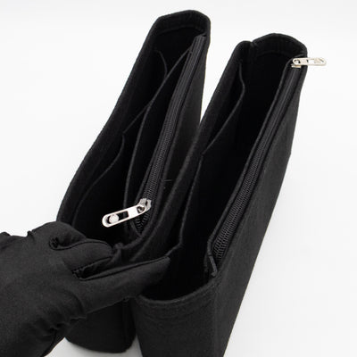 GST Grand Shopping Tote Black Caviar Gold
