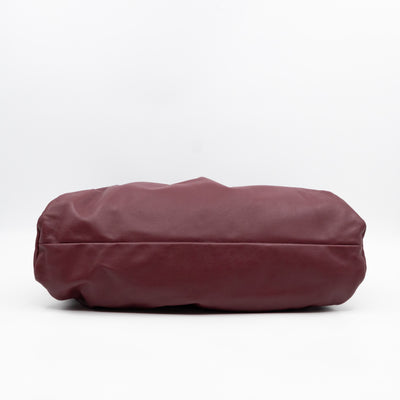The Shoulder Pouch Smooth Burgundy Leather