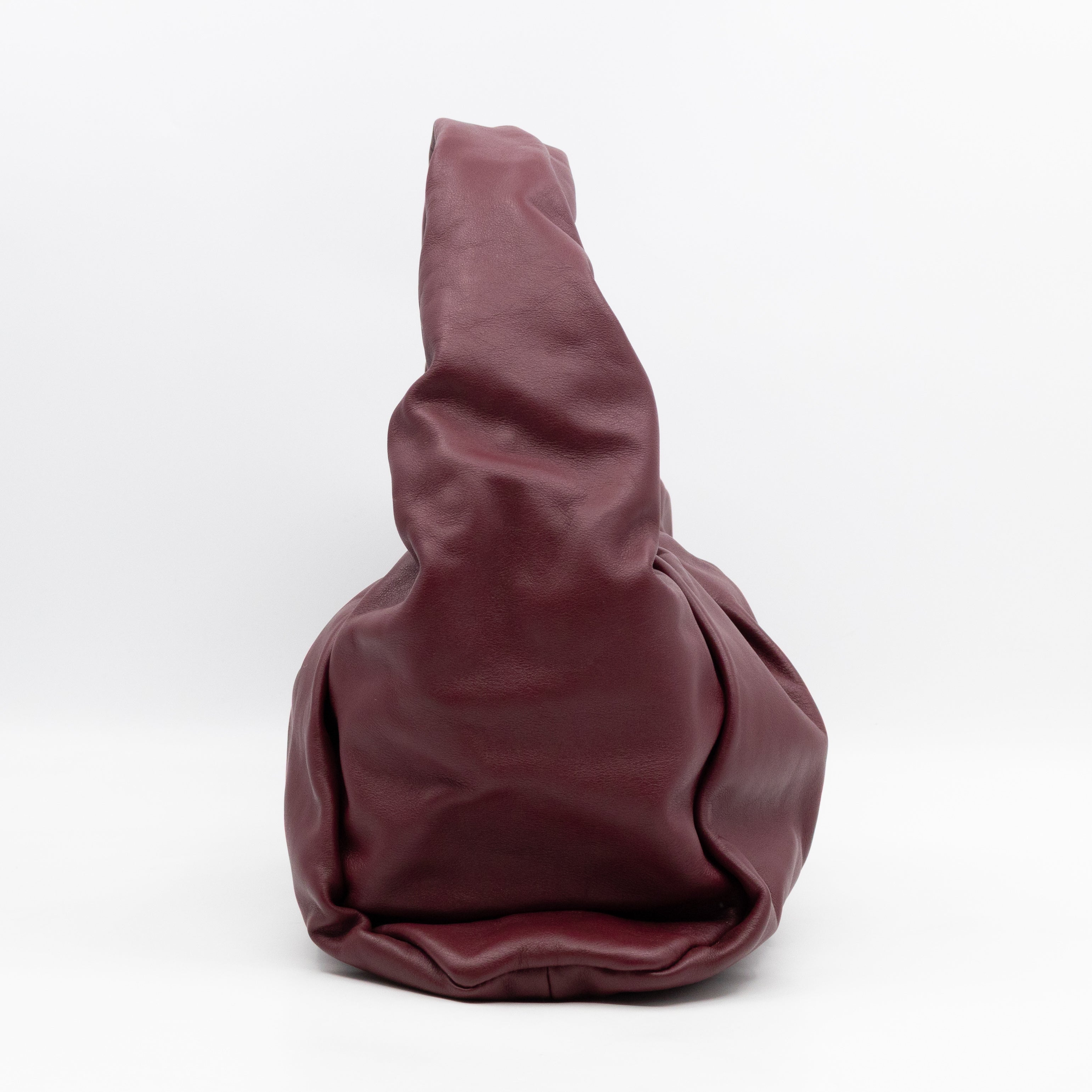 The Shoulder Pouch Smooth Burgundy Leather