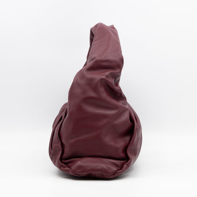 The Shoulder Pouch Smooth Burgundy Leather