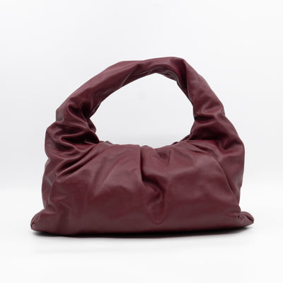 The Shoulder Pouch Smooth Burgundy Leather