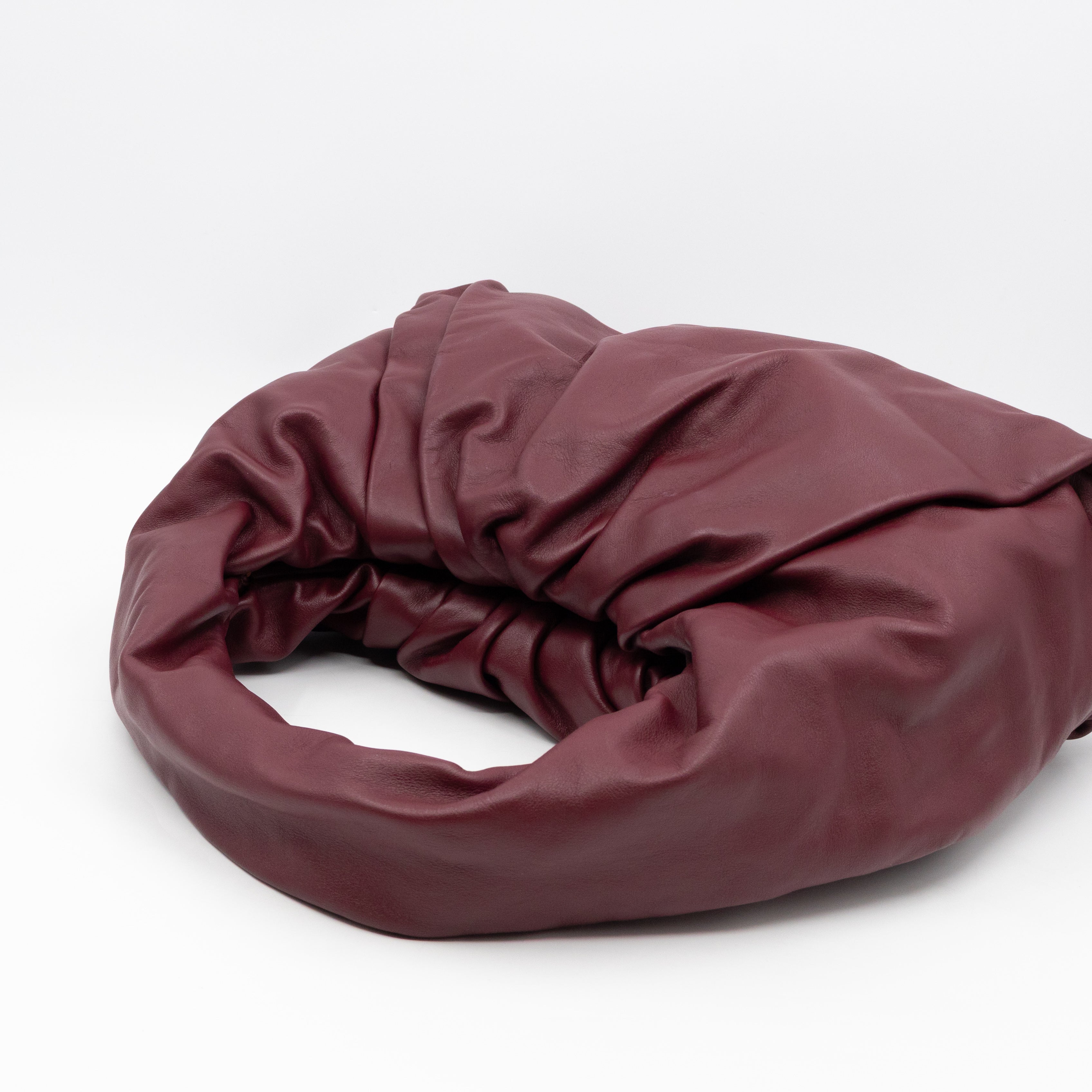 The Shoulder Pouch Smooth Burgundy Leather