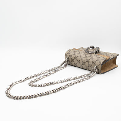 Dionysus Mini GG Supreme Brown Suede