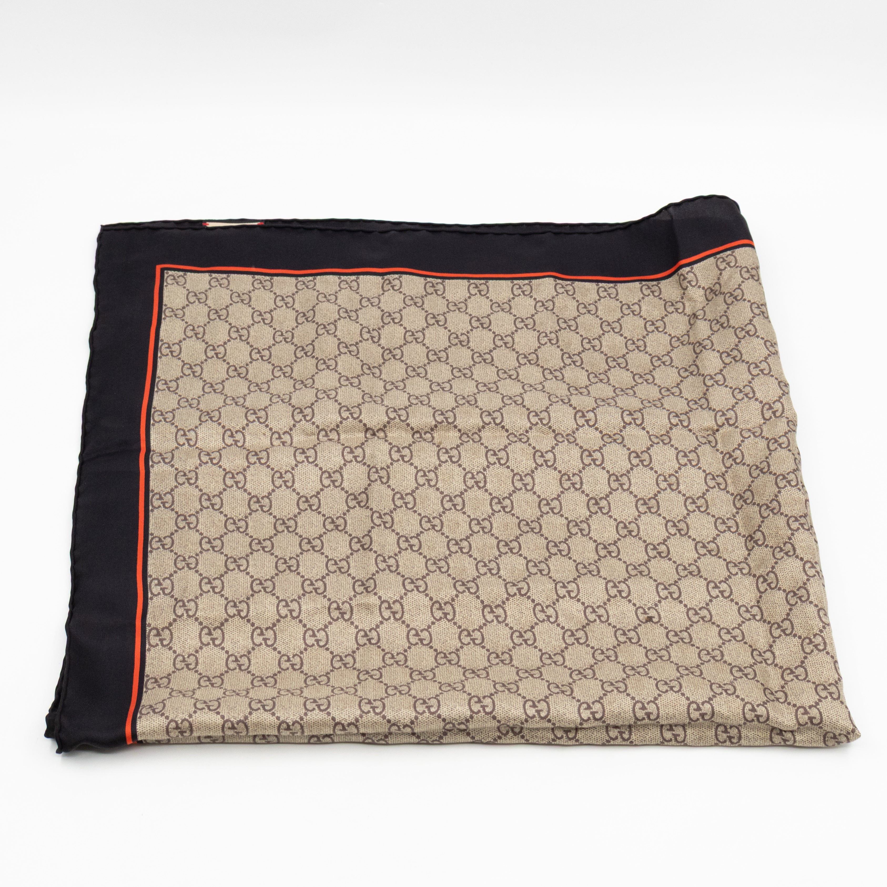 Silk Scarf 90 GG Supreme Gold Bees