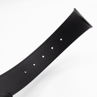GG Marmont Pearls Belt Black Leather 90/36