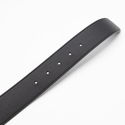 GG Marmont Pearls Belt Black Leather 90/36