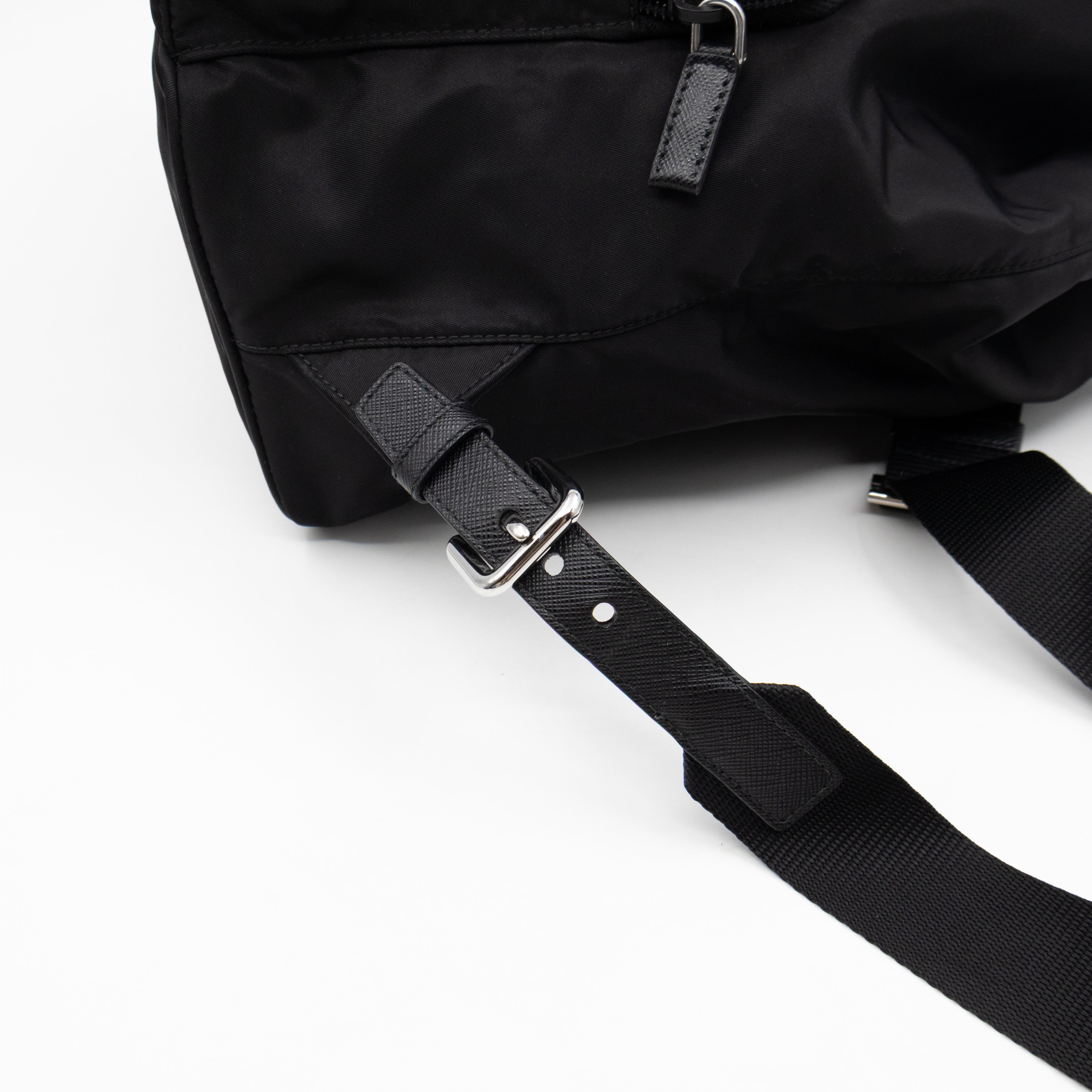 Tessuto Nylon Black Backpack