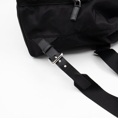 Tessuto Nylon Black Backpack