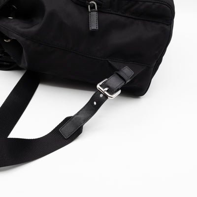 Tessuto Nylon Black Backpack