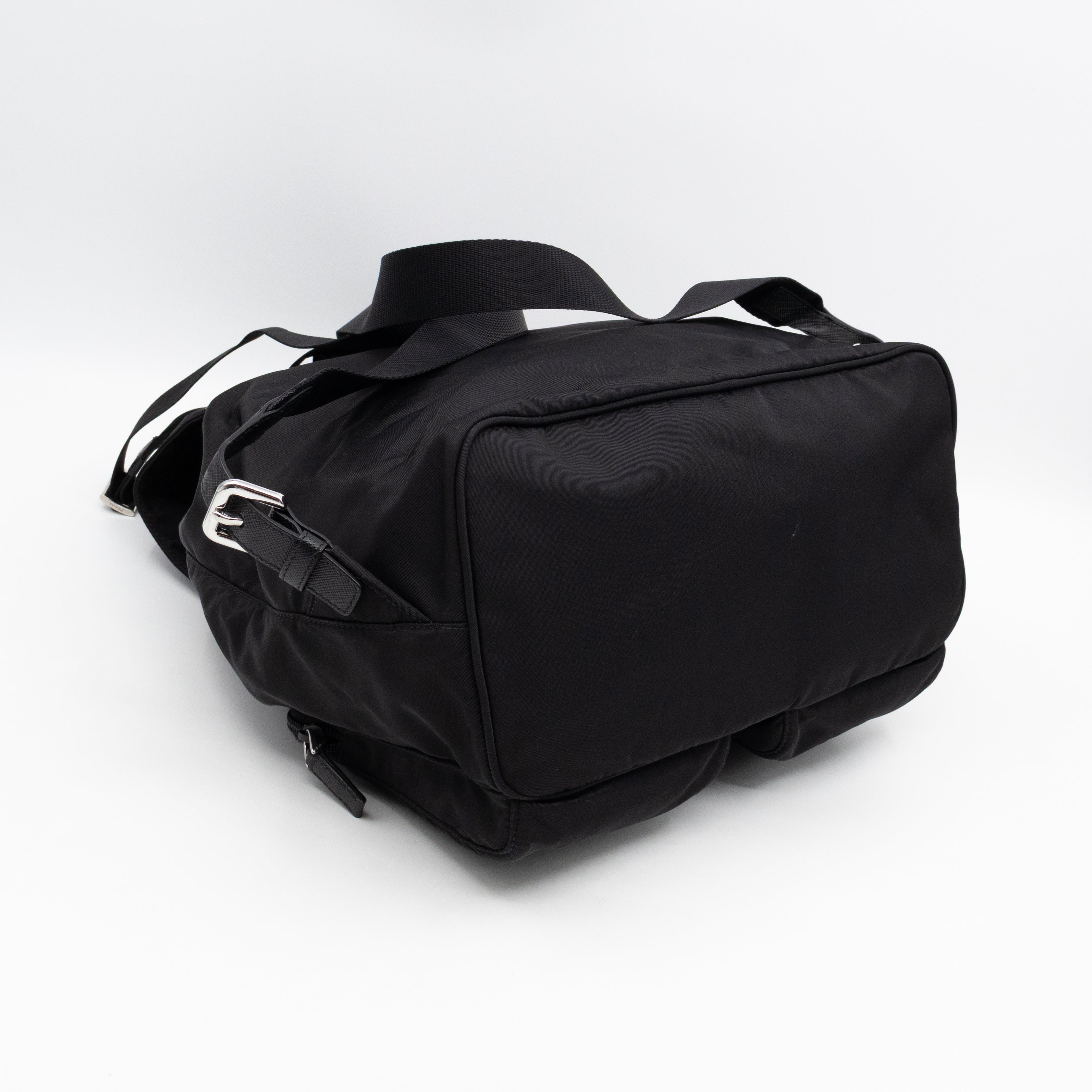 Tessuto Nylon Black Backpack