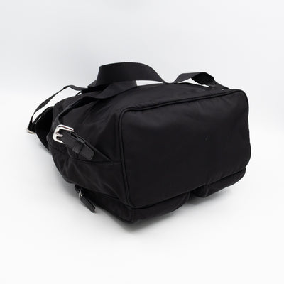Tessuto Nylon Black Backpack