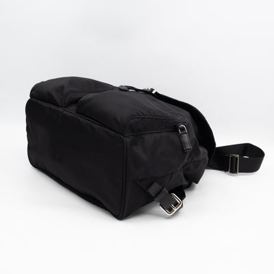 Tessuto Nylon Black Backpack