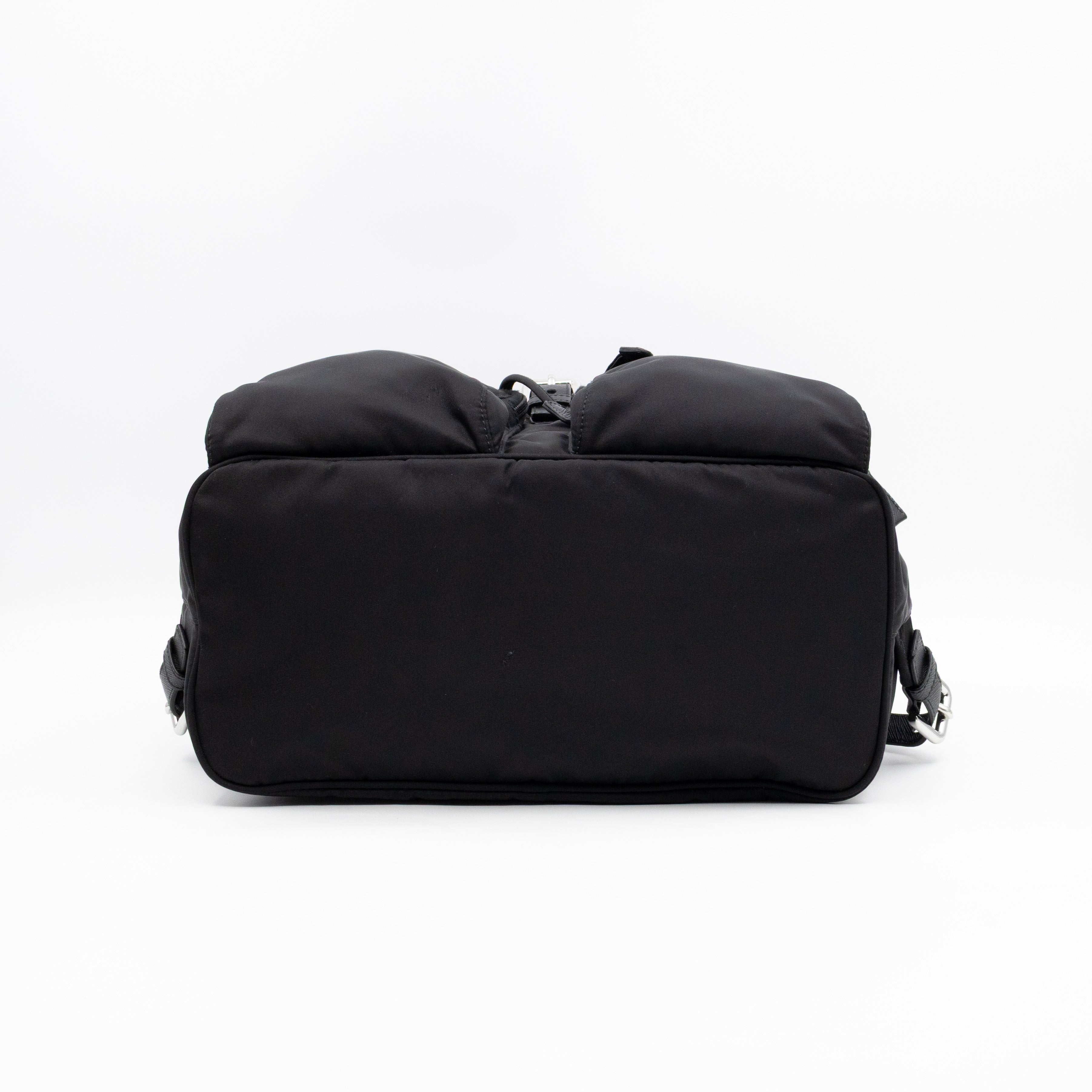 Tessuto Nylon Black Backpack