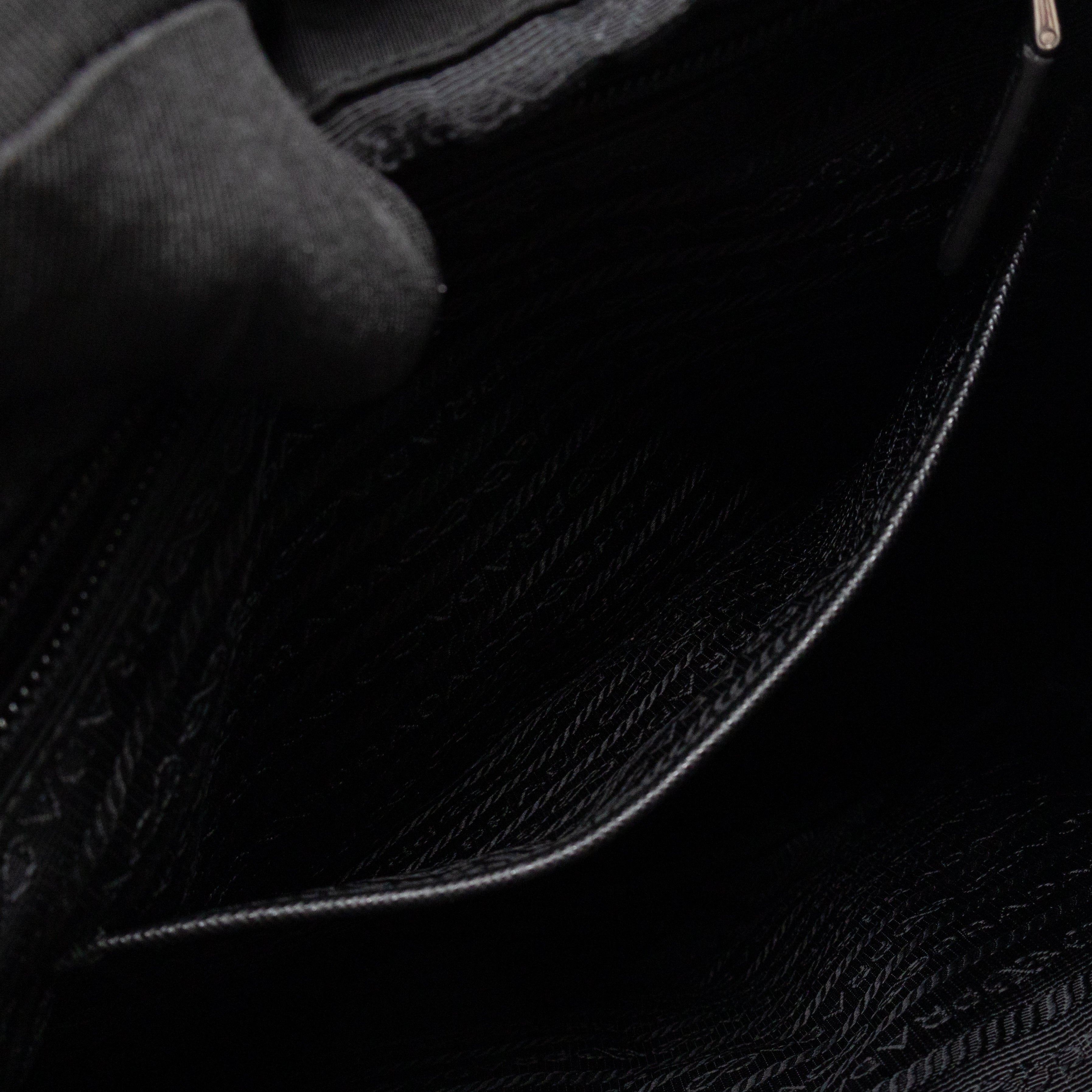Tessuto Nylon Black Backpack