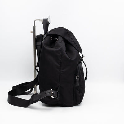 Tessuto Nylon Black Backpack