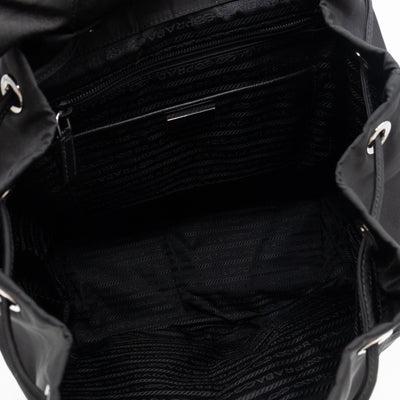 Tessuto Nylon Black Backpack