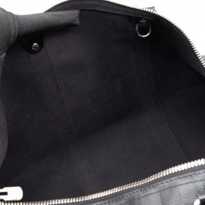 Keepall 55 Bandouliere Damier Graphite Rouge