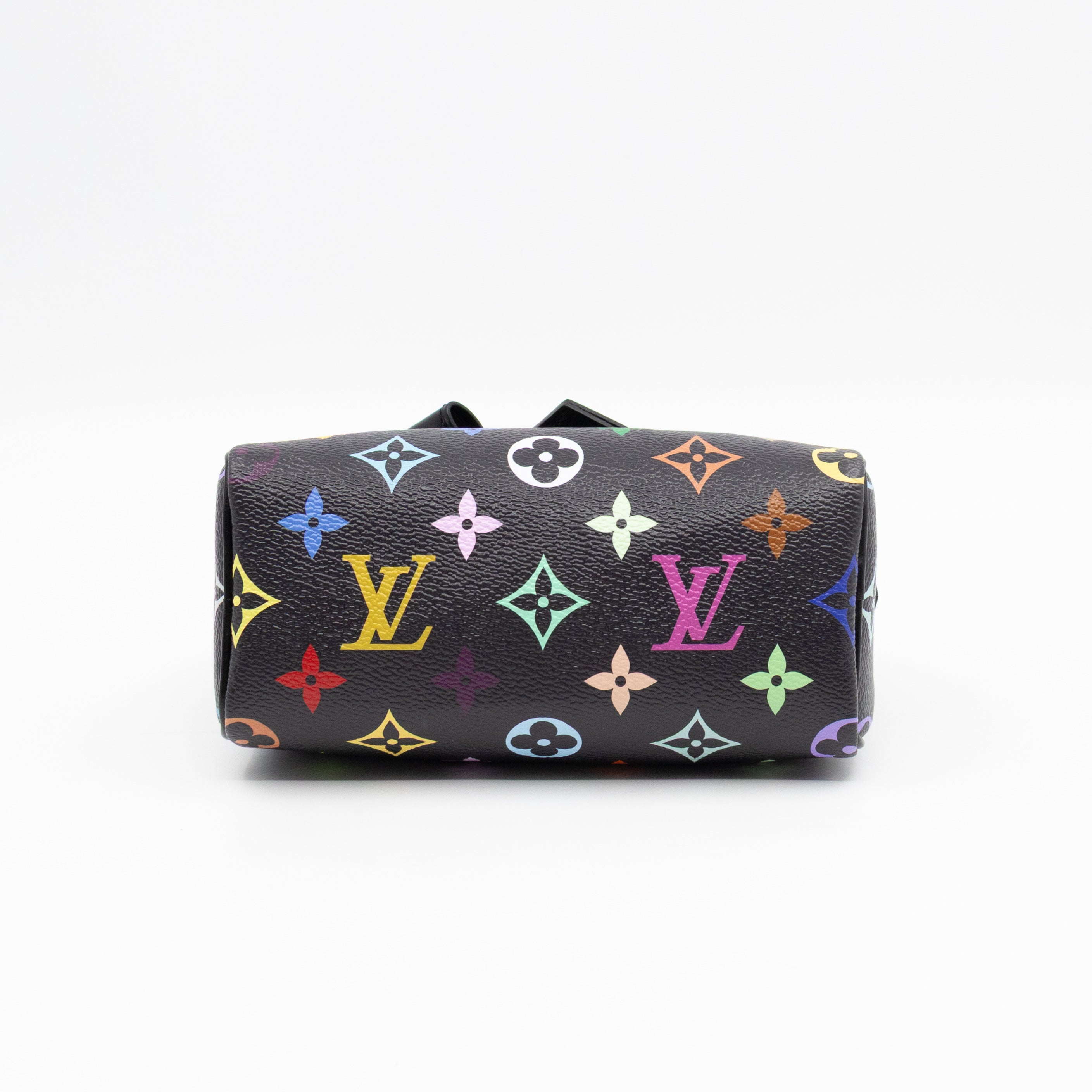 Nano Speedy LV x TM Black Multicolor leather