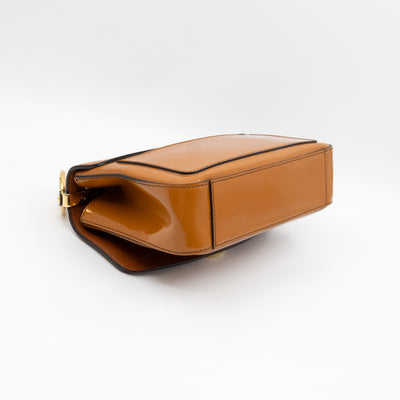 C Bag Small Brown Patent Leather