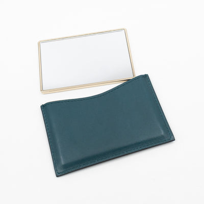 1973 Small Top Handle Bag Blue Nubuck