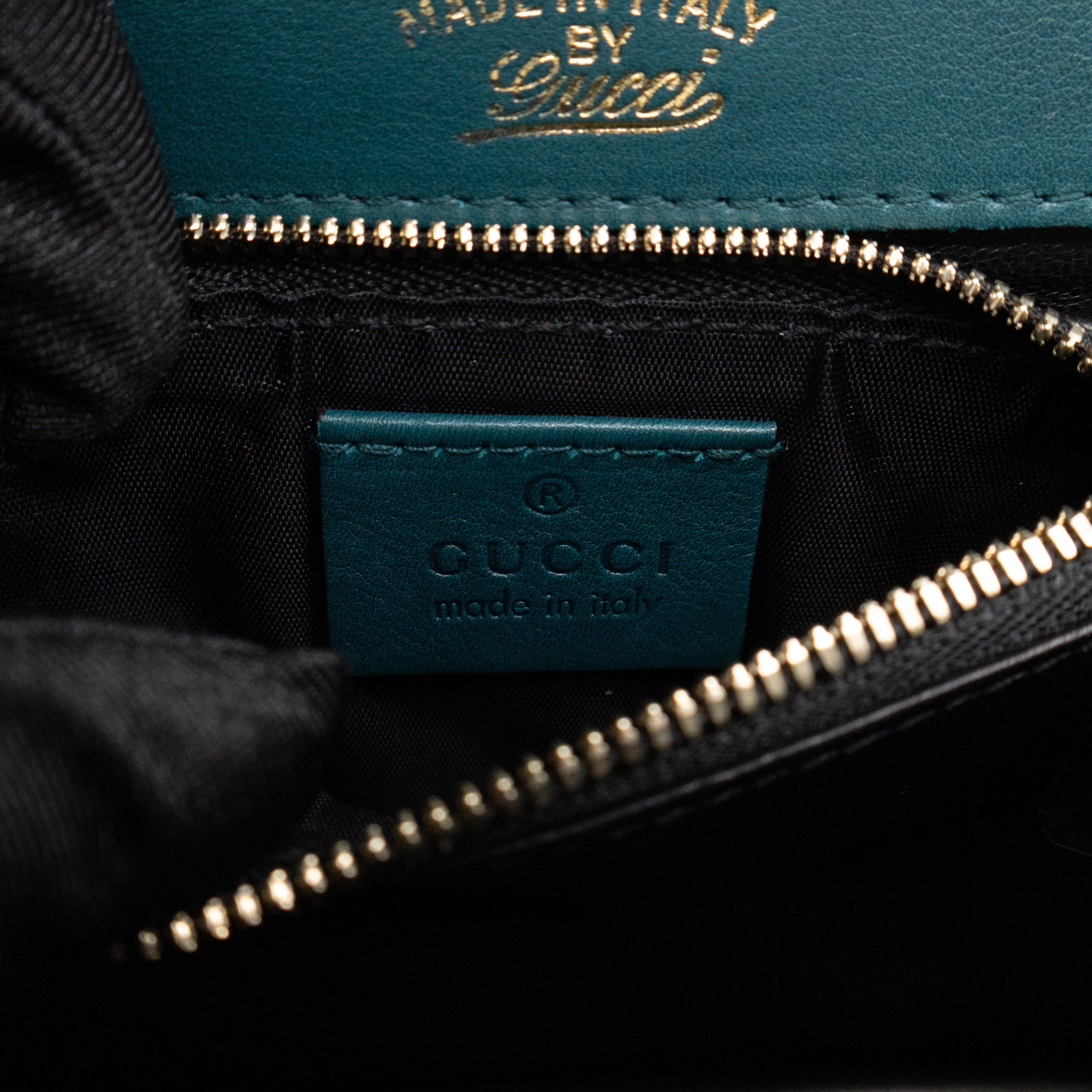 1973 Small Top Handle Bag Blue Nubuck