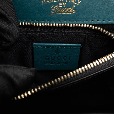 1973 Small Top Handle Bag Blue Nubuck