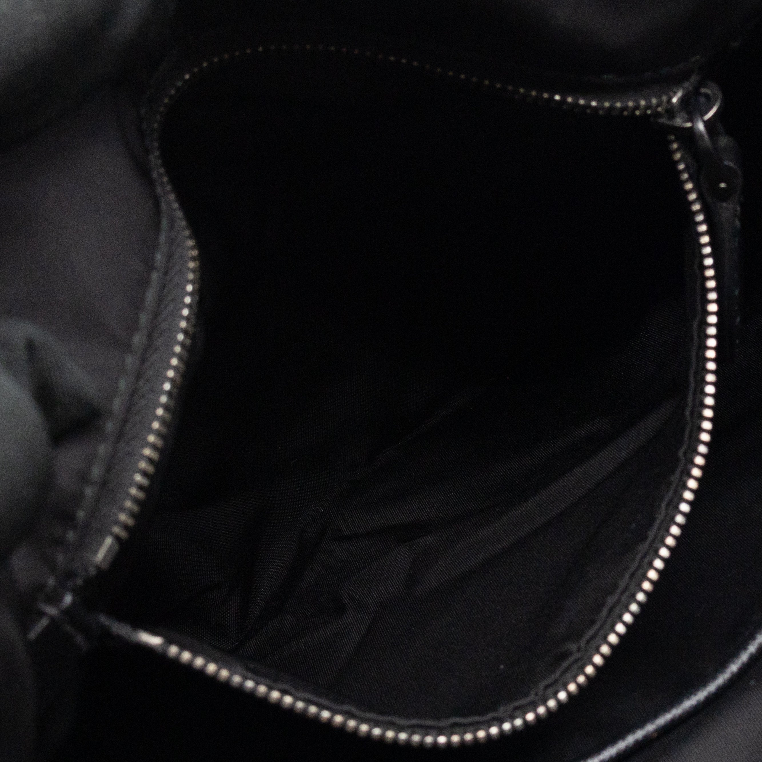 Ricamo Tote Floral Beaded Black Nylon