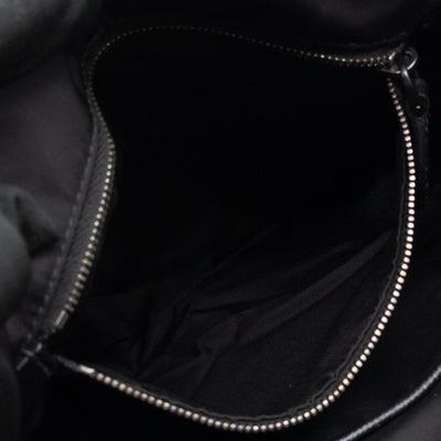 Ricamo Tote Floral Beaded Black Nylon