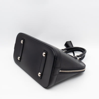Alma PM Black Epi Leather