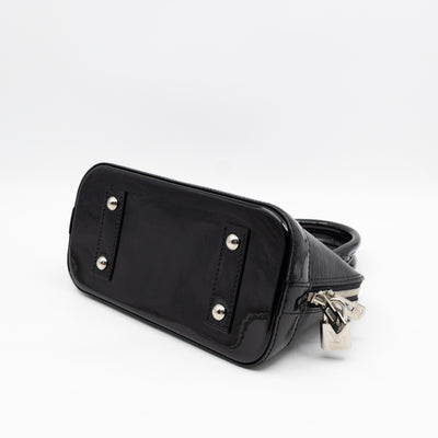 Alma BB Black Epi Electric Leather