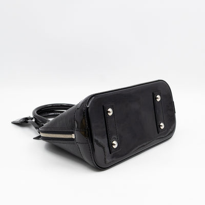 Alma BB Black Epi Electric Leather