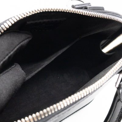 Alma BB Black Epi Electric Leather