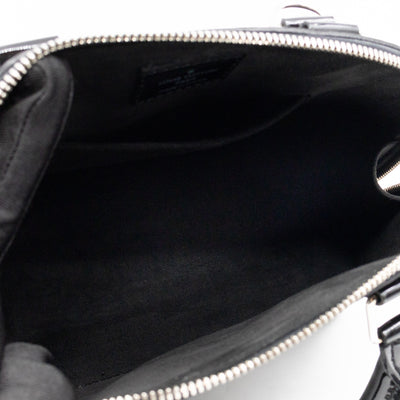 Alma BB Black Epi Electric Leather