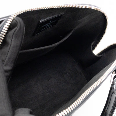 Alma BB Black Epi Electric Leather