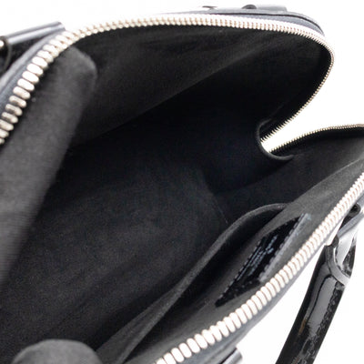 Alma BB Black Epi Electric Leather