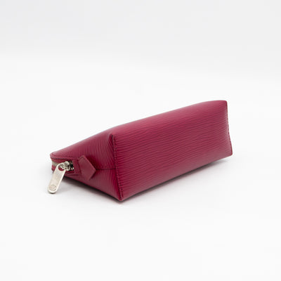 Cosmetic Pouch PM Fuchsia Epi Leather