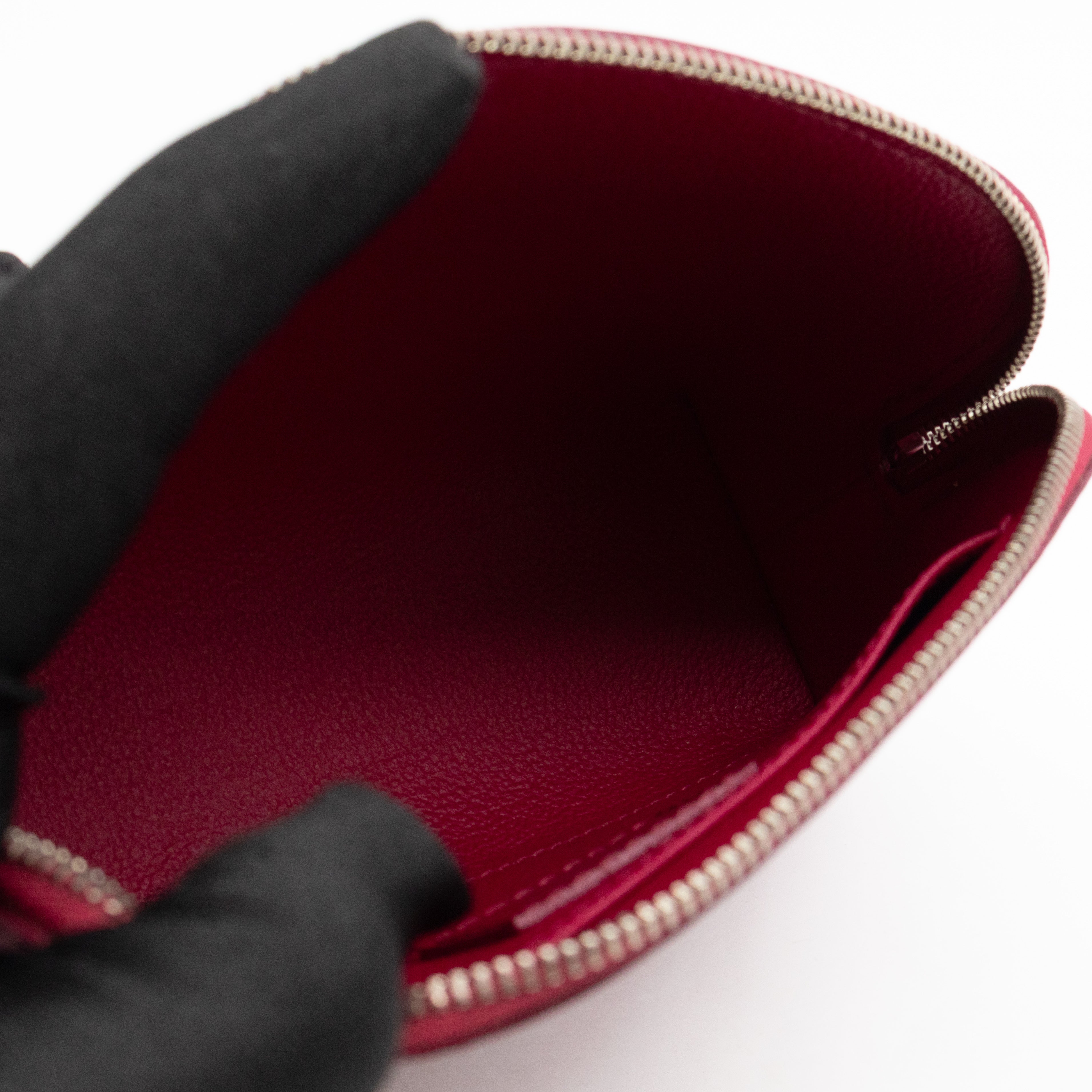 Cosmetic Pouch PM Fuchsia Epi Leather