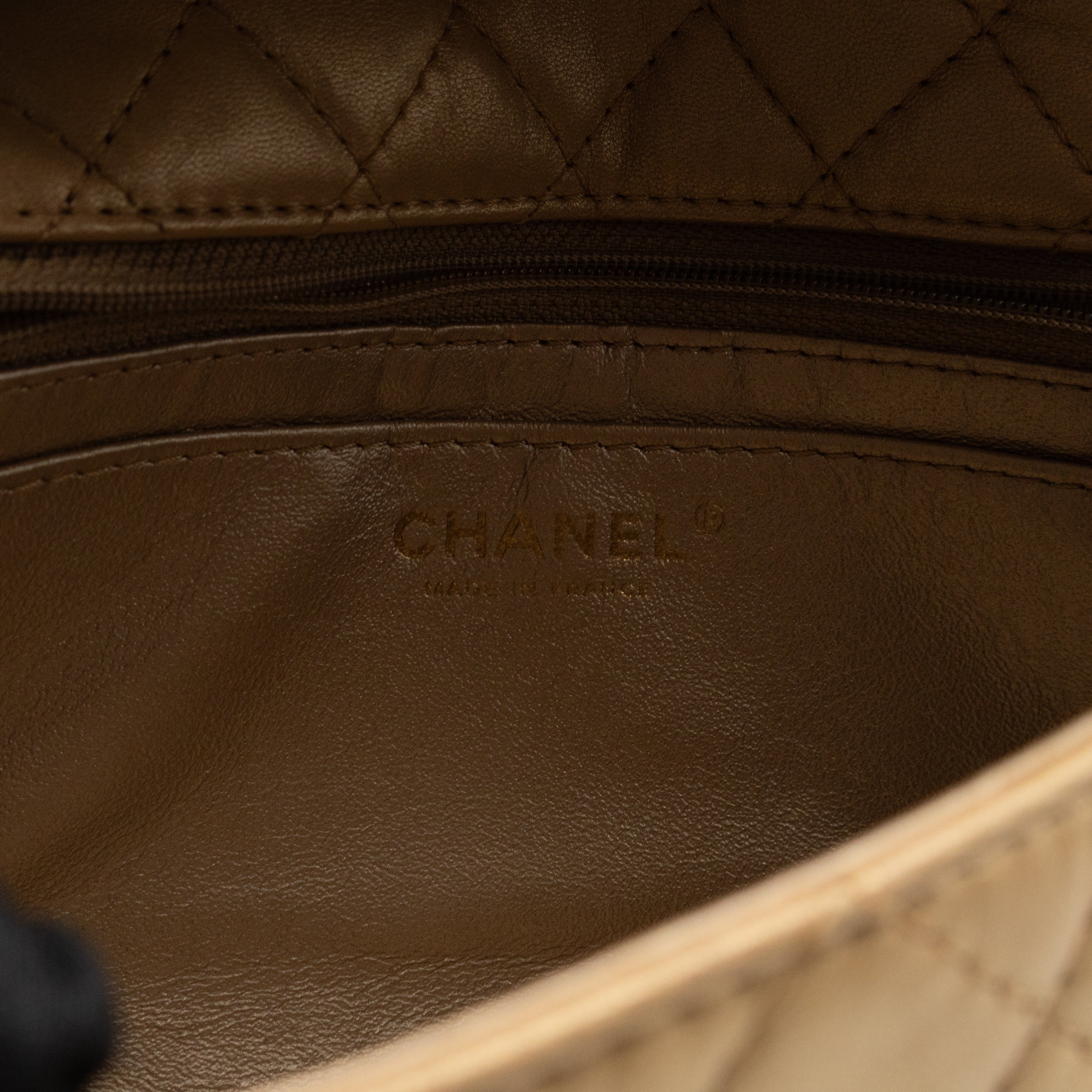 Precious Jewel Flap Bag Medium Gold Lambskin