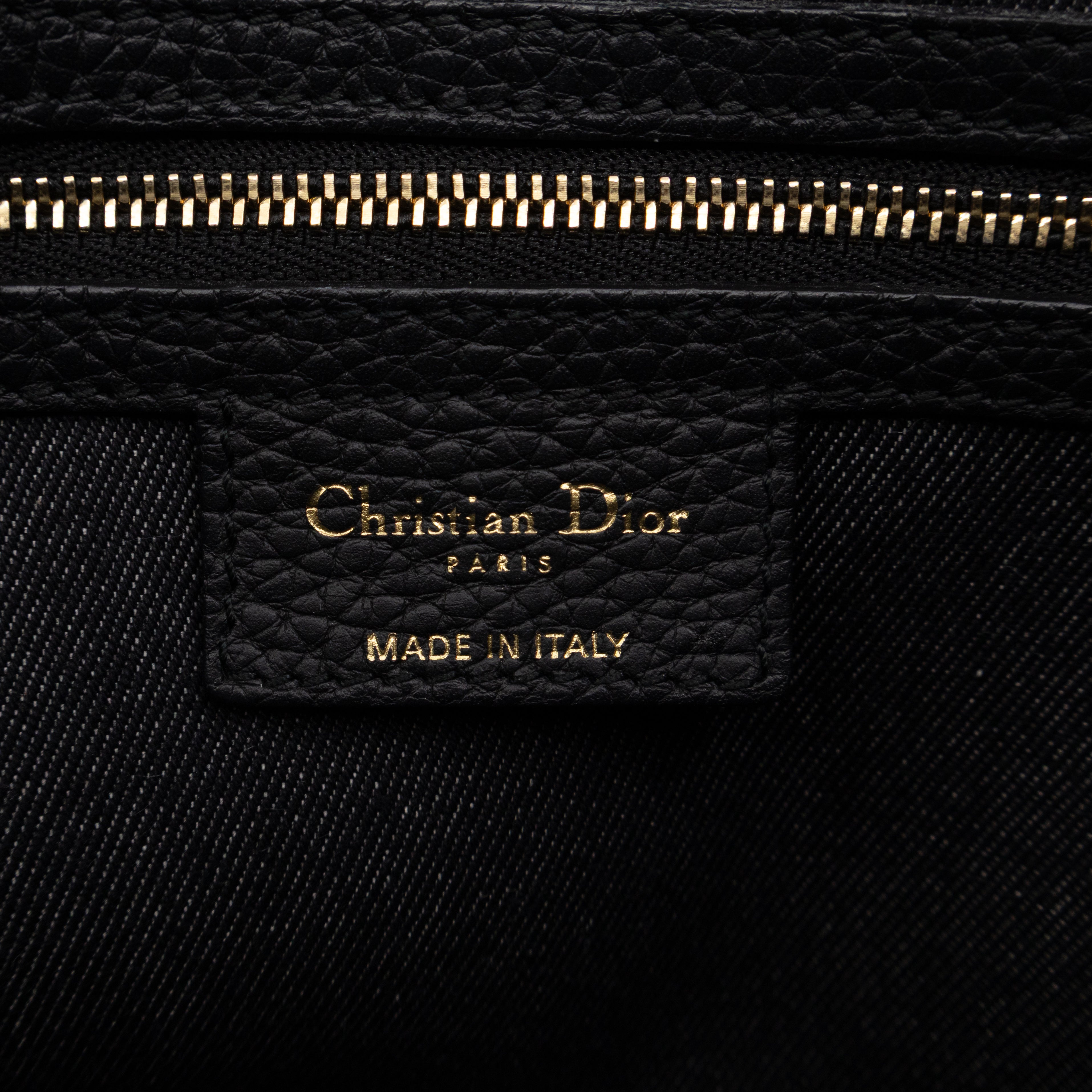 D-Light Tote Bag Embellished Black & Grey Denim