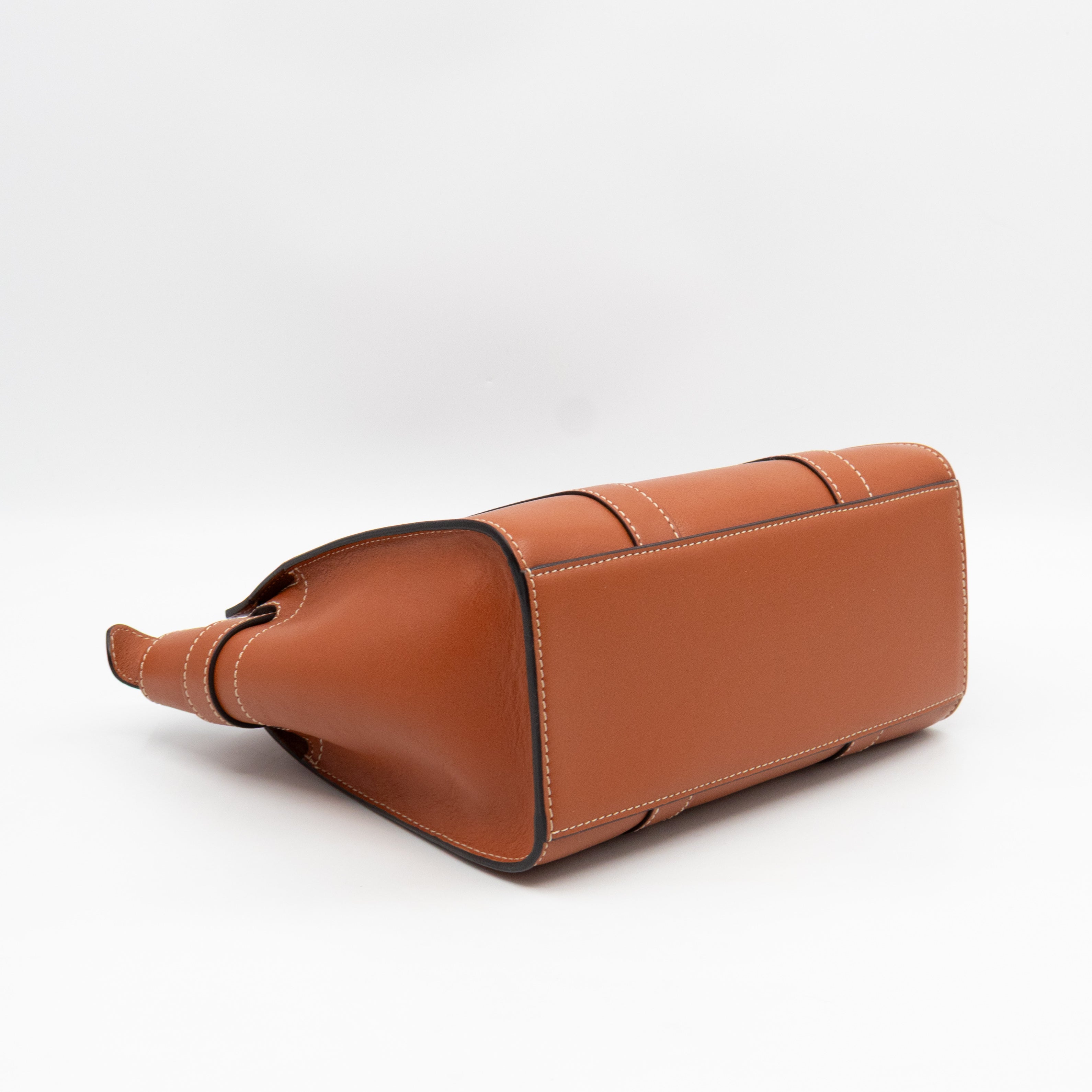 Mini Zipped Bayswater Brown Leather