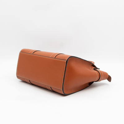 Mini Zipped Bayswater Brown Leather