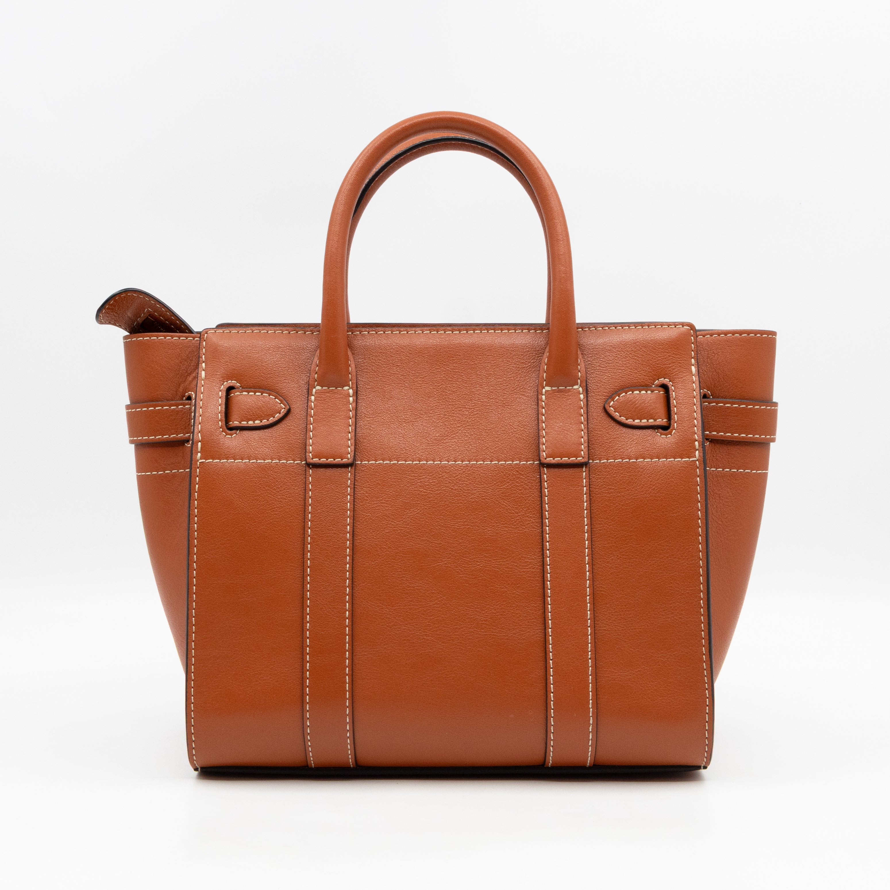 Mini Zipped Bayswater Brown Leather