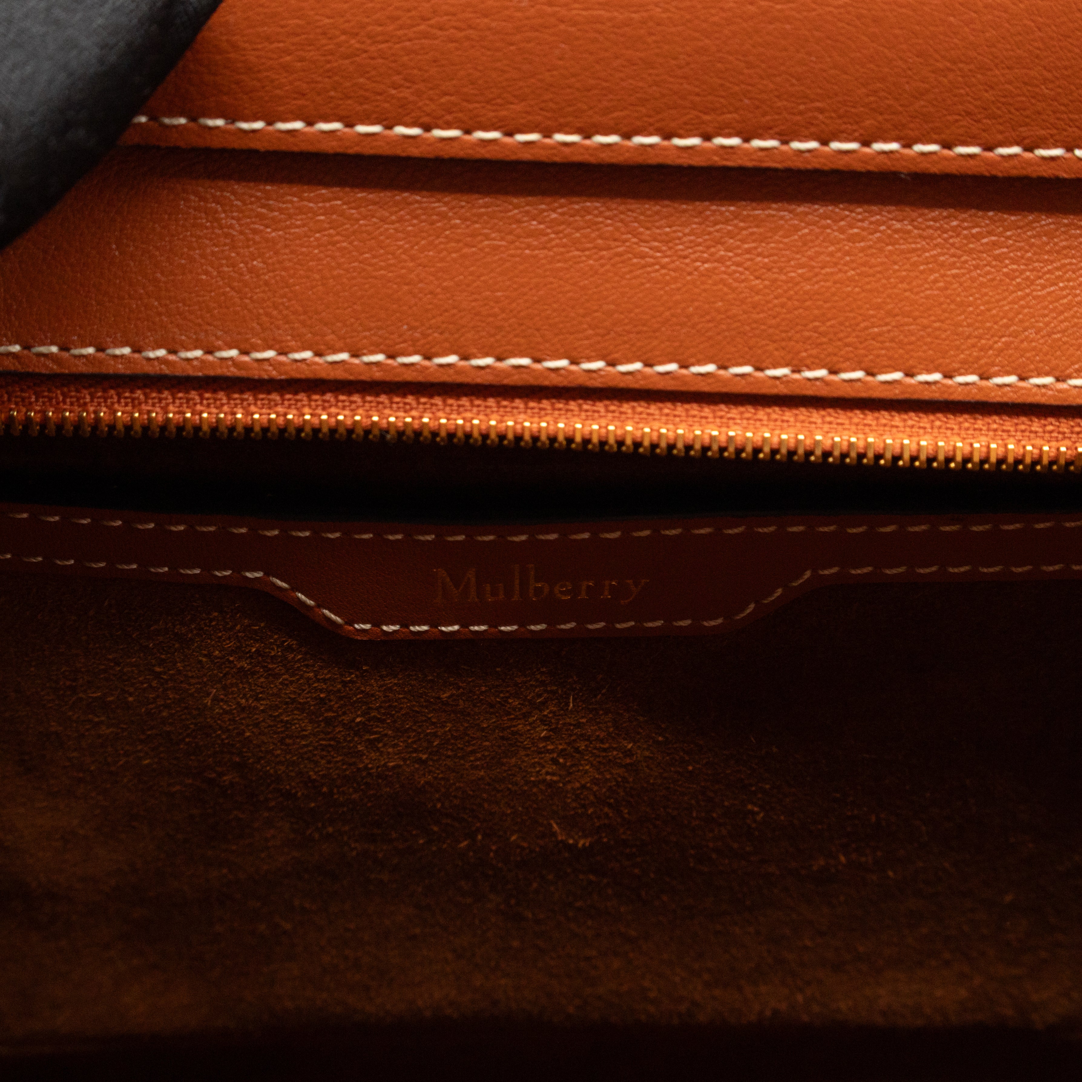 Mini Zipped Bayswater Brown Leather