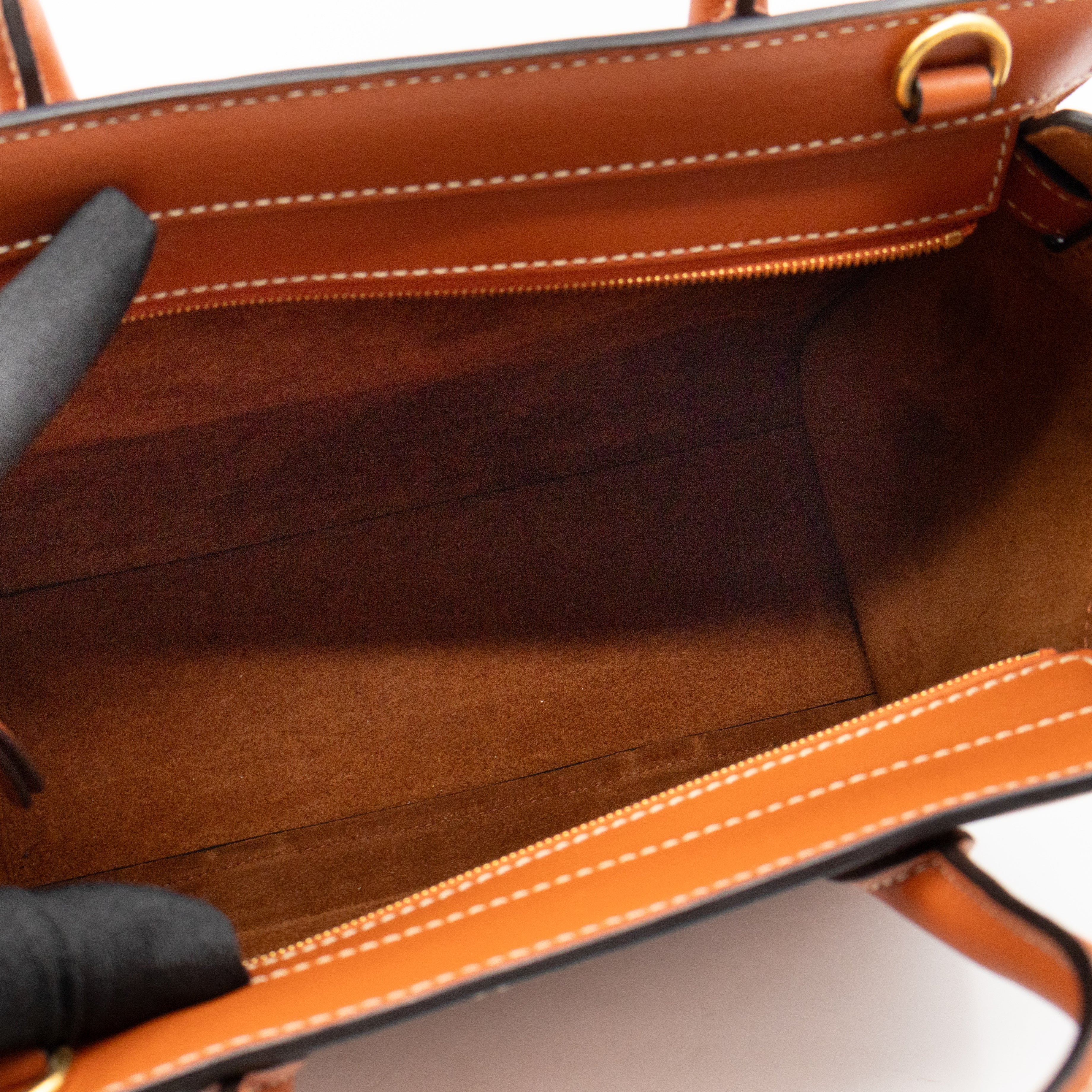 Mini Zipped Bayswater Brown Leather