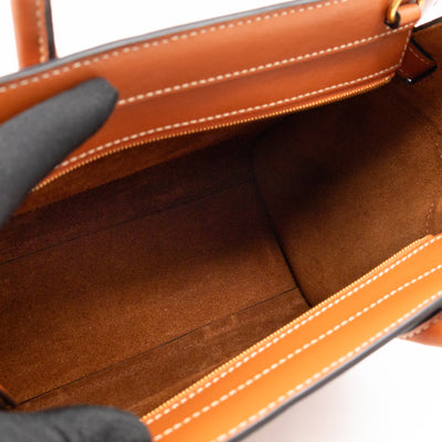 Mini Zipped Bayswater Brown Leather