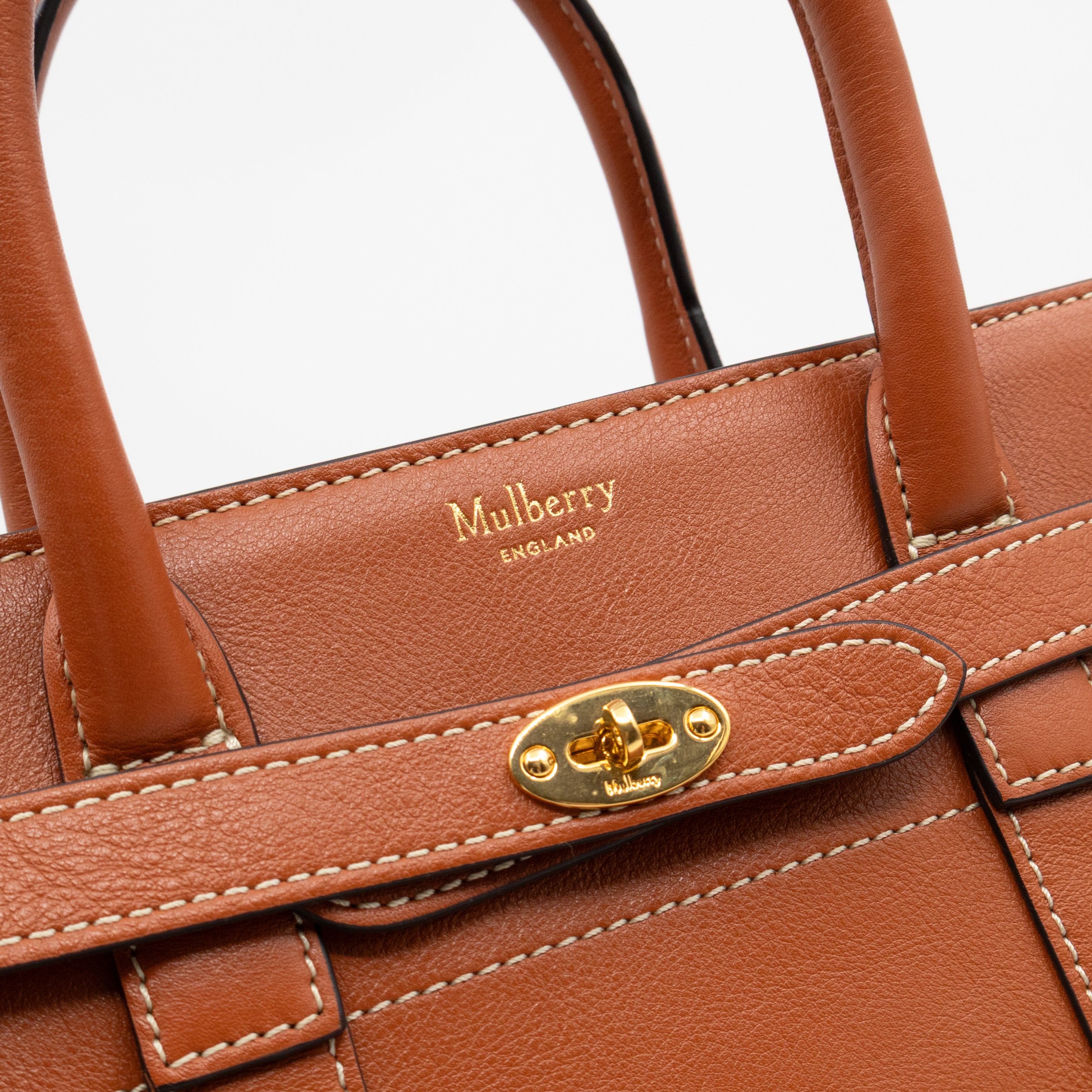 Mini Zipped Bayswater Brown Leather