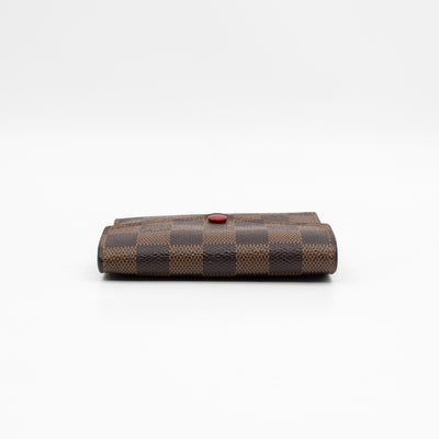 Victorine Wallet Damier Ebene Fuchsia