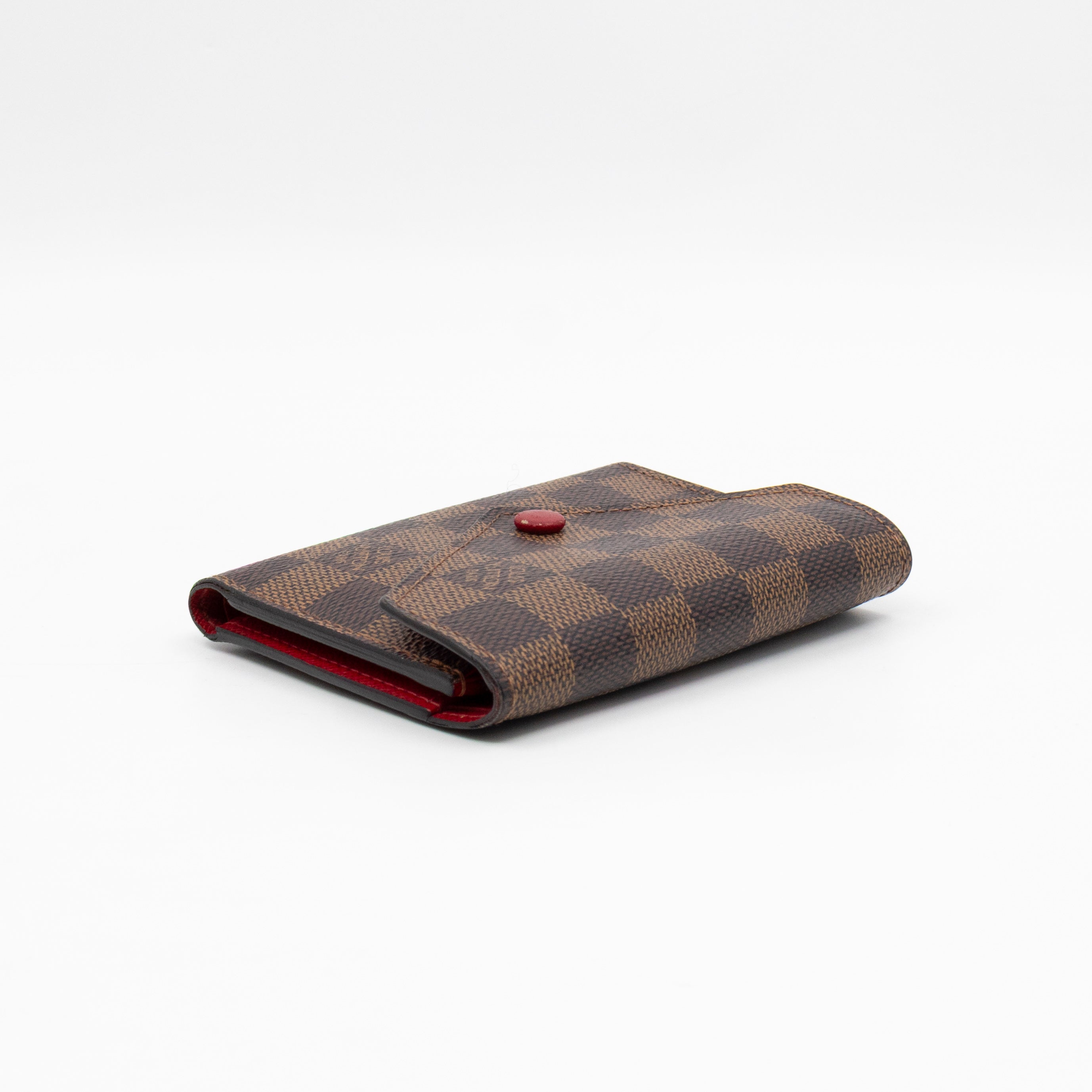 Victorine Wallet Damier Ebene Fuchsia